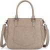 imageMontana West Wrangler Tote Bags for Women Medium Crossbody Purses Designer Top Handle HandbagsTan