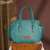 imageMontana West Wrangler Tote Bags for Women Medium Crossbody Purses Designer Top Handle HandbagsTurquoise