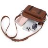 imageWrangler Crossbody Bag for Women Shoulder Purse Small Multi Pocket Crossover Bag with Adjustable StrapAbrown