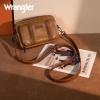 imageWrangler Crossbody Bag for Women Shoulder Purse Small Multi Pocket Crossover Bag with Adjustable StrapDark Khaki