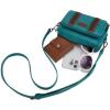 imageWrangler Crossbody Bag for Women Shoulder Purse Small Multi Pocket Crossover Bag with Adjustable StrapTurquoise