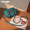 imageWrangler Crossbody Bag for Women Shoulder Purse Small Multi Pocket Crossover Bag with Adjustable StrapTurquoise