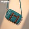 imageWrangler Crossbody Bag for Women Shoulder Purse Small Multi Pocket Crossover Bag with Adjustable StrapTurquoise