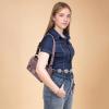 imageWrangler Y2K Purse Small Shoulder Bag for Women with Western Detachable Charms ampamp Multiple PocketsPurple