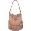 imageMontana West Fringe Shoulder Bag for Women Western Tooled Hobo Tote Bag PursesFringedark Pink