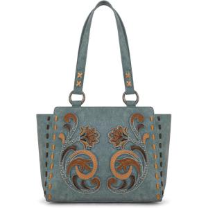imageMontana West Western Tote Bag for Women Embroidered Shoulder BagFloraljean