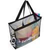imageMontana West Large Mesh Beach Tote Bag Net Mesh Pool Bag with Two PocketsGrey