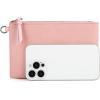 imageMontana West x Wrangler Keychain Wristlet Wallets for Women Detachable Dual Pouch Wristlet Portable Card Holder for WomenPink