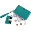 imageMontana West x Wrangler Keychain Wristlet Wallets for Women Detachable Dual Pouch Wristlet Portable Card Holder for WomenTurquoise