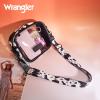 imageMontana West X Wrangler Clear Bag for Stadium Events Crossbody Purse for Concerts SportsBlackcow Print
