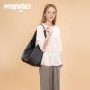 imageWrangler Hobo Bag Purse for Women 2PCS Set Slouchy Shoulder Handbags with Small Crossbody BagBlack