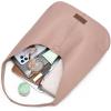 imageWrangler Hobo Bag Purse for Women 2PCS Set Slouchy Shoulder Handbags with Small Crossbody BagPink