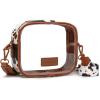 imageMontana West X Wrangler Clear Bag for Stadium Events Crossbody Purse for Concerts SportsBrowncow Print