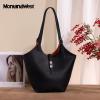imageMontana West Hobo Bag for Women Shoulder Purse Handbags with Detachable Makeup BagBblack