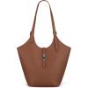 imageMontana West Hobo Bag for Women Shoulder Purse Handbags with Detachable Makeup BagBbrown