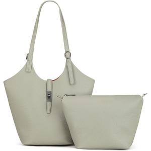 imageMontana West Hobo Bag for Women Shoulder Purse Handbags with Detachable Makeup BagBgreen