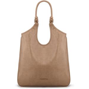 imageMontana West Hobo Bag for Women Shoulder Purse Handbags with Detachable Makeup BagCkhaki