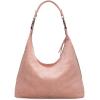imageWrangler Suede Hobo Purse for Women Embossed Soft Slouchy Shoulder Bag 2Pcs SetDropdeep