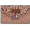 image Wrangler Mini Card Case Wallet for Men Women Porta Tarjetas De CrDito Card Case Wallet Western Mini Wallet BeigeEmbossedPink