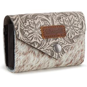 image Wrangler Mini Card Case Wallet for Men Women Porta Tarjetas De CrDito Card Case Wallet Western Mini Wallet BeigeCowhideBeige
