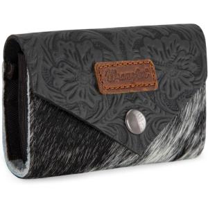 image Wrangler Mini Card Case Wallet for Men Women Porta Tarjetas De CrDito Card Case Wallet Western Mini Wallet BeigeCowhideBlack
