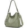 imageMontana West Medium Hobo Bags for Women Top Handle Satchel Shoulder Purse Bucket HandbagGuitar Strapgreen