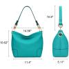 imageMontana West Medium Hobo Bags for Women Top Handle Satchel Shoulder Purse Bucket HandbagSpecialturquoise