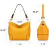 imageMontana West Medium Hobo Bags for Women Top Handle Satchel Shoulder Purse Bucket HandbagSpecialyellow