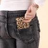 imageMontana West Wallet for Women Small Trifold Wallet RFID Blocking Wallets with ID WindowZ Leopard Brown