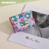 imageMontana West Wallet for Women Small Trifold Wallet RFID Blocking Wallets with ID WindowZ Pink Flowers