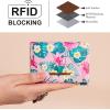 imageMontana West Wallet for Women Small Trifold Wallet RFID Blocking Wallets with ID WindowZ Pink Flowers