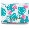 imageMontana West Wallet for Women Small Trifold Wallet RFID Blocking Wallets with ID WindowZ White Flowers