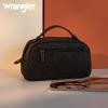 imageMontana West Wrangler Makeup Bag for Women Small Cosmetic Toiletry Bags Western Make Up Pouch Durable Cute Travel Purse Dark PinkAztecBlack