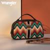 imageMontana West Wrangler Makeup Bag for Women Small Cosmetic Toiletry Bags Western Make Up Pouch Durable Cute Travel Purse Dark PinkAztecBlack