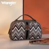 imageMontana West Wrangler Makeup Bag for Women Small Cosmetic Toiletry Bags Western Make Up Pouch Durable Cute Travel Purse Dark PinkAztecGray