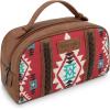 imageMontana West Wrangler Makeup Bag for Women Small Cosmetic Toiletry Bags Western Make Up Pouch Durable Cute Travel Purse Dark PinkDred