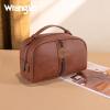 imageMontana West Wrangler Makeup Bag for Women Small Cosmetic Toiletry Bags Western Make Up Pouch Durable Cute Travel Purse Dark PinkSbrown