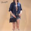 imageWrangler Purse for Women Small Crossbody Bags Cute Cross Body Bag with DrawstringNavy Blue