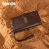 imageX Wrangler Womens Wallets Bifold Wristlet Wallets for Women Large Capacity Credit Card Cash Wallet with ID WindowCoffee