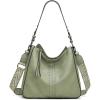 imageMontana West Medium Hobo Bags for Women Top Handle Satchel Shoulder Purse Bucket HandbagGuitar Strapgreen