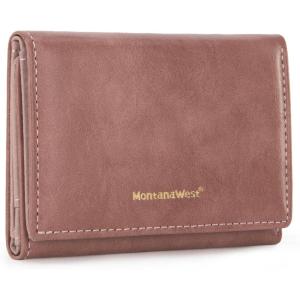 imageMontana West Wallet for Women Small Trifold Wallet RFID Blocking Wallets with ID WindowCamel