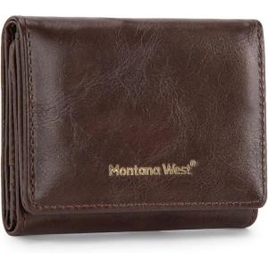 imageMontana West Wallet for Women Small Trifold Wallet RFID Blocking Wallets with ID WindowCoffee