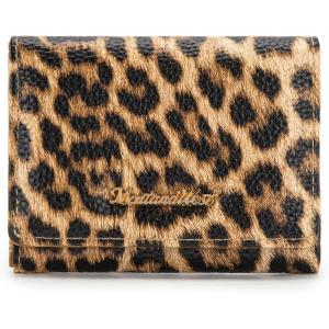 imageMontana West Wallet for Women Small Trifold Wallet RFID Blocking Wallets with ID WindowZ Leopard Brown