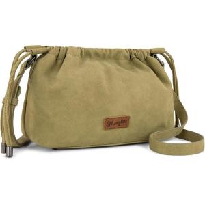 imageWrangler Purse for Women Small Crossbody Bags Cute Cross Body Bag with DrawstringLight Green