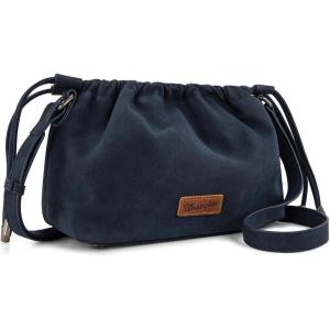 imageWrangler Purse for Women Small Crossbody Bags Cute Cross Body Bag with DrawstringNavy Blue