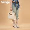 imageWrangler Tote Bag for Women Western Cowhide Purse and Wallet SetRetro Cannoli Cream