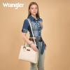 imageWrangler Tote Bag for Women Western Cowhide Purse and Wallet SetRetro Cannoli Cream