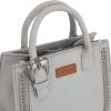 imageWrangler Tote Bag for Women Western Cowhide Purse and Wallet SetRetro Gray