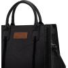 imageWrangler Tote Bag for Women Western Cowhide Purse and Wallet SetVintage Black