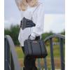 imageWrangler Tote Bag for Women Western Cowhide Purse and Wallet SetVintage Black
